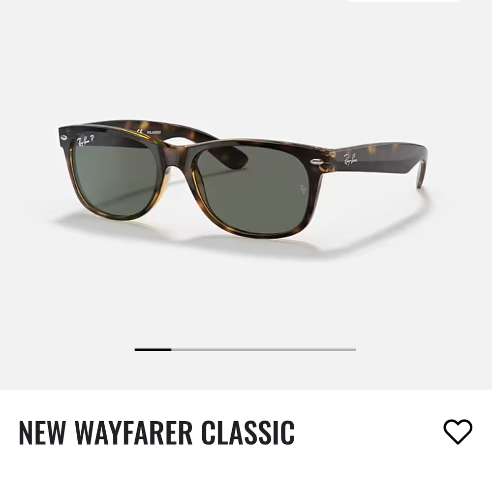 Ray-Ban Tortoiseshell Brown New Wayfarer Sunglasses w/ Polarized Lenses ($231) - Picture 3 of 14